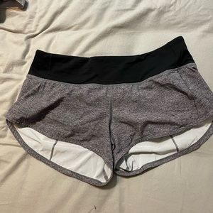 gray Lululemon shorts